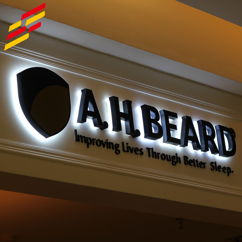 LED亞克力背發(fā)光字/四川亞克力背光字訂做/成都高腳背光字廠家