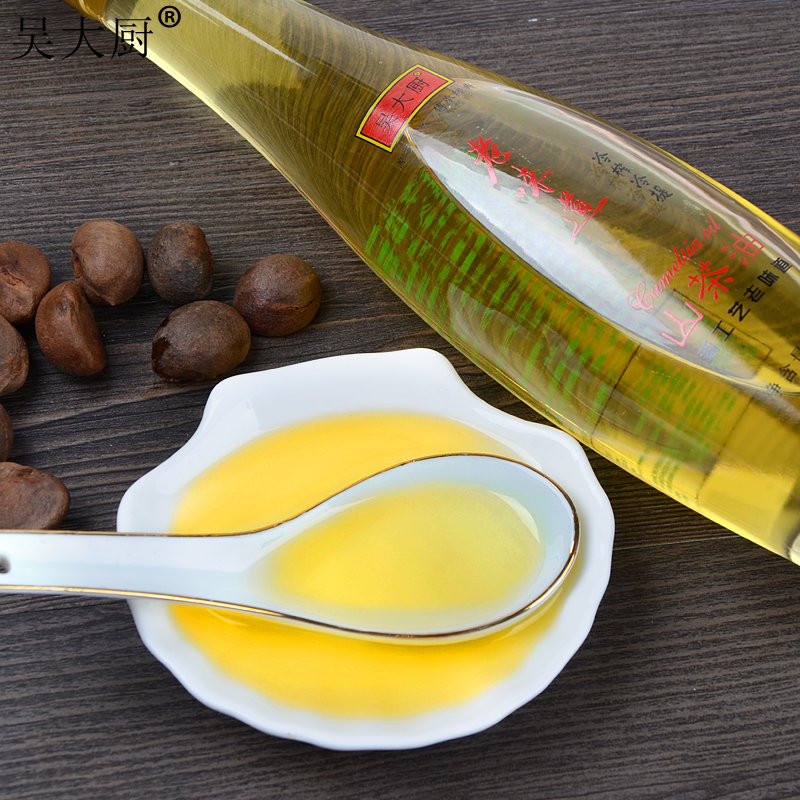 吳大廚山茶油250ML農家茶籽油食用油月子油長壽油