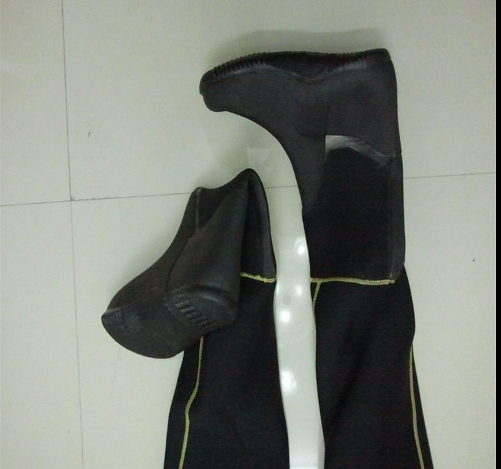 全干式潛水服/下水道污水池連體防臭工作服全密封 防水下救援水衣