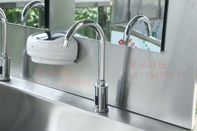 泰州朵朵科技醫(yī)用洗手池 醫(yī)用不銹鋼洗手池 手術(shù)室洗手池 醫(yī)用洗手池斜嘴式B