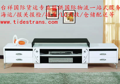 供應大陸電視柜海運到臺灣，包稅包清關