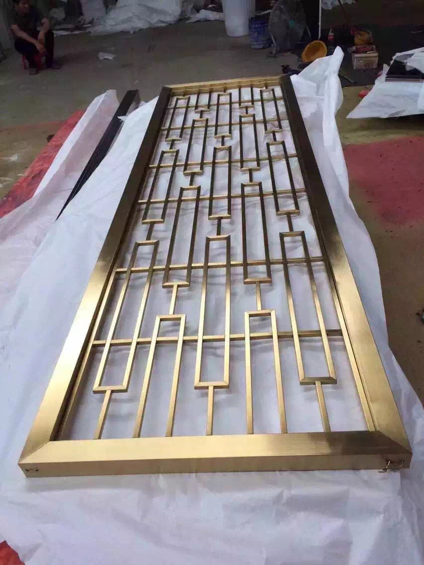 不銹鋼屏風(fēng)廠家 定制玫瑰金不銹鋼屏風(fēng)  現(xiàn)代 中式 歐式 簡(jiǎn)約花格 隔斷
