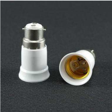 供應(yīng)GGB B22-E27轉(zhuǎn)換頭 卡口轉(zhuǎn)螺口燈座 B22轉(zhuǎn)E27