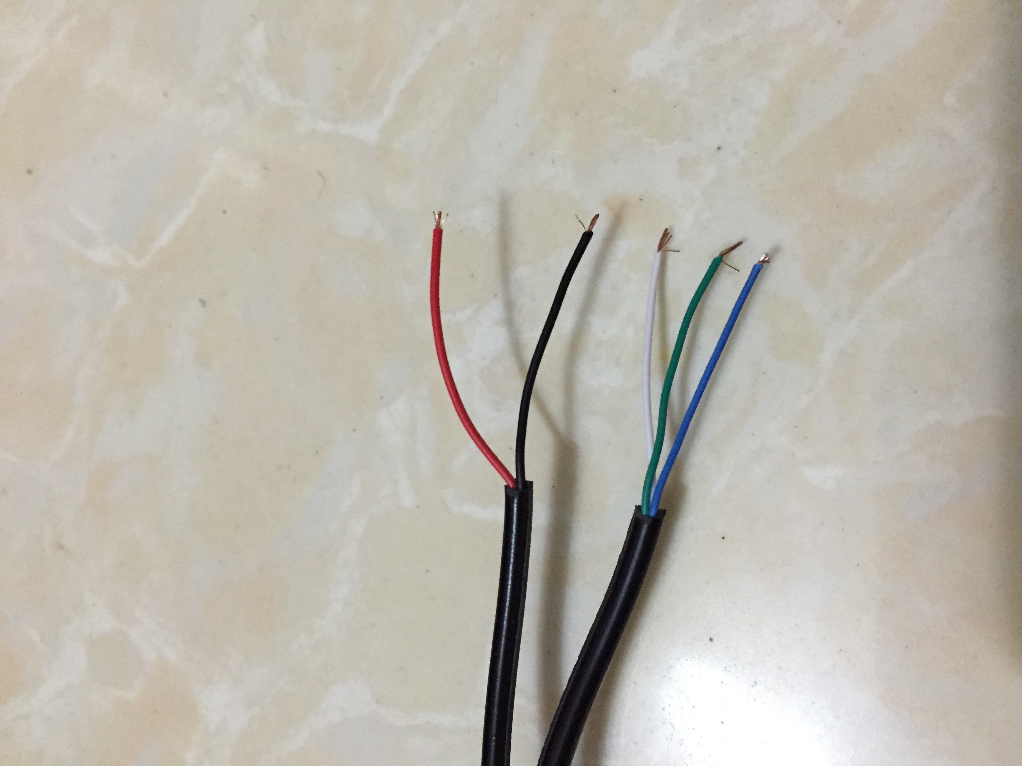 廠家可定制USB線dc2.0充電線 白色直流2.0加長(zhǎng)9-12音箱電源線OEM