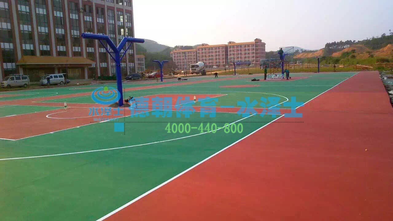 標(biāo)準(zhǔn)籃球場施工 丙烯酸場地材料零售批發(fā) 專業(yè)運(yùn)動場地