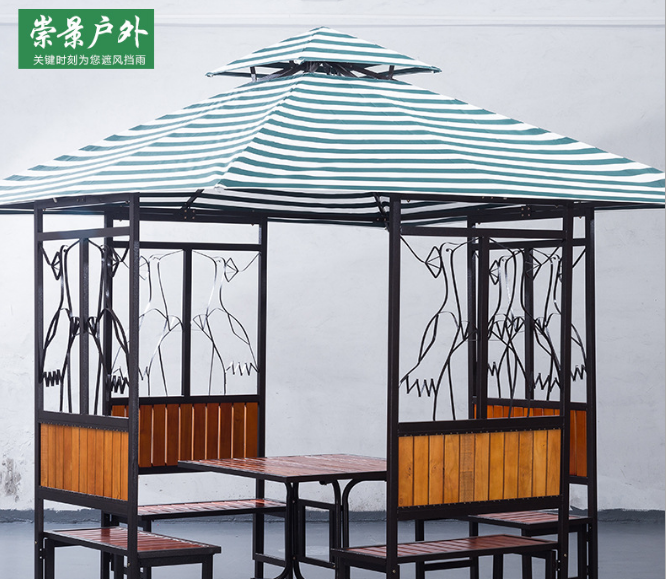 廠家直銷戶外涼亭 花園庭院遮陽景亭*歐式鐵藝亭子休閑遮雨亭