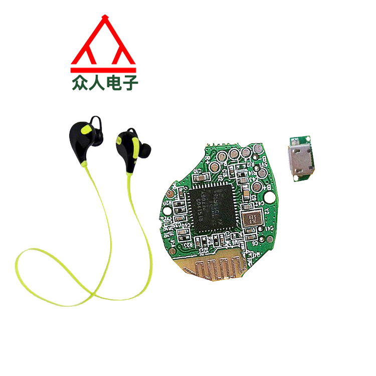 供應(yīng)用于藍(lán)牙耳機(jī)方案的立體聲通用型運(yùn)動(dòng)藍(lán)牙耳機(jī)PCBA