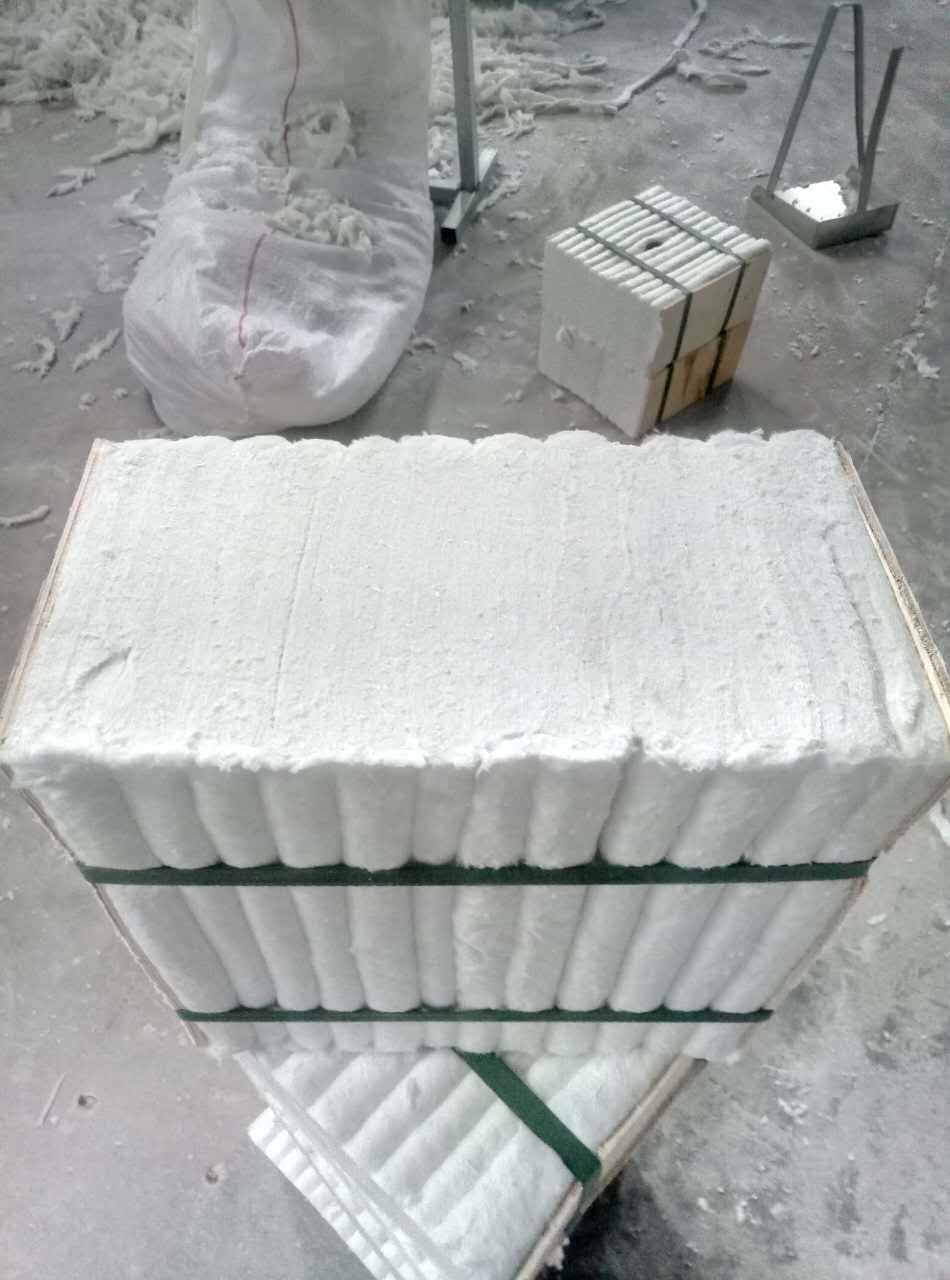 步進梁式加熱爐用陶瓷纖維折疊塊