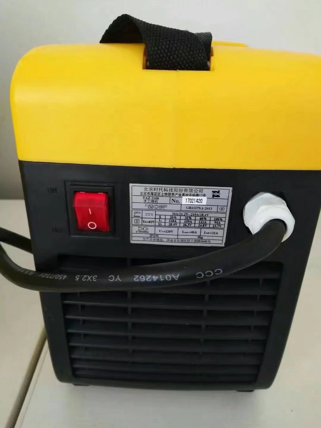 北京時(shí)代TAZ 2100 手工氬弧焊機(jī) 時(shí)代逆變手工焊機(jī)TAZ2100便攜式焊機(jī)