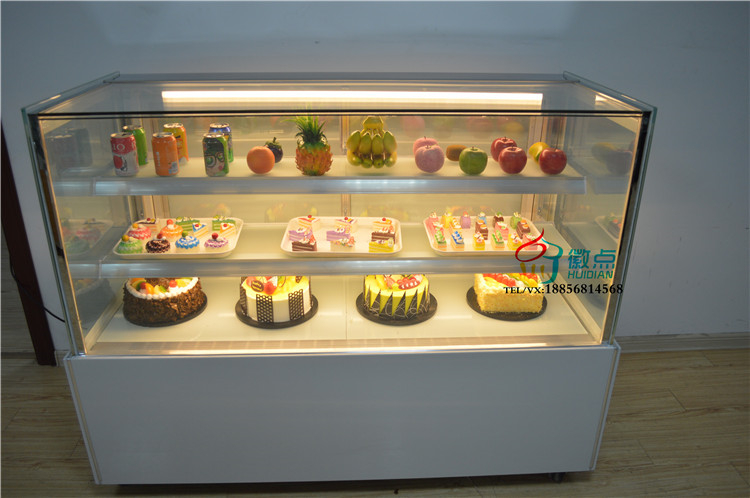 徽點 日式直角蛋糕柜，蛋糕柜廠家直銷，蛋糕立式冷藏保鮮柜，甜品展示柜，蛋糕保鮮陳列柜