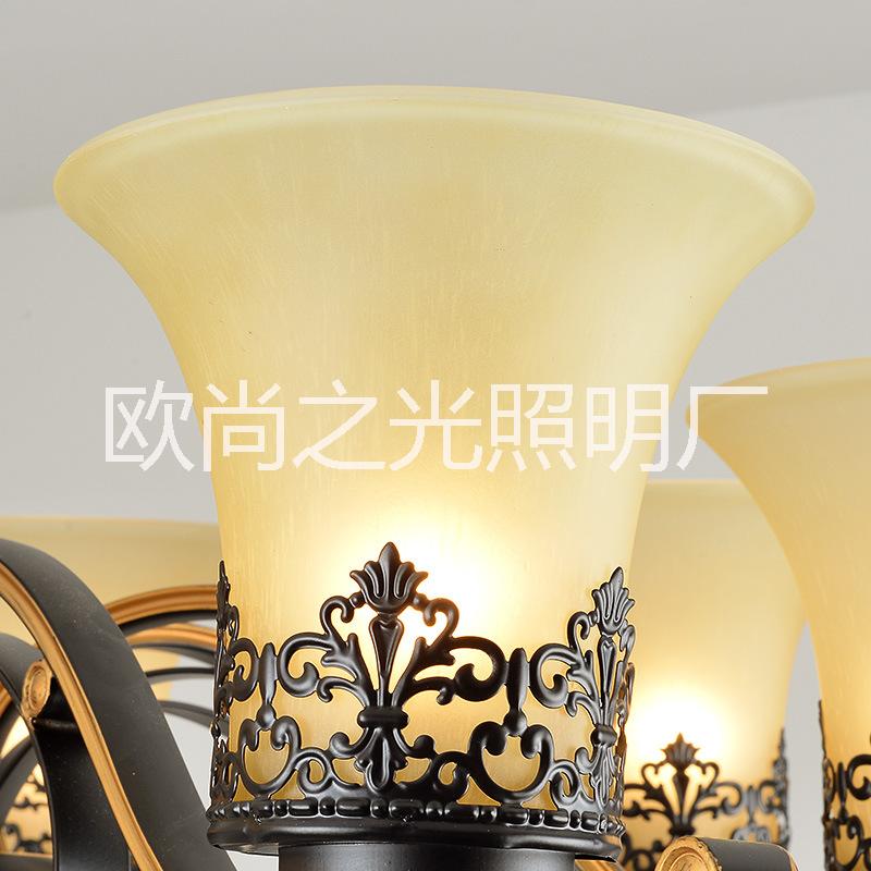 鐵藝北歐吸頂?shù)鯚?現(xiàn)代臥室書房餐廳客廳酒店美式吸頂?shù)鯚襞l(fā) 2301