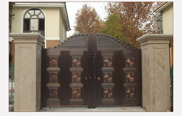 新鄉(xiāng)銅大門定做 上門測(cè)量  輝縣銅門制作 衛(wèi)輝別墅銅門 庭院銅門