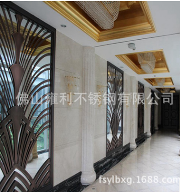 歐式不銹鋼屏風(fēng)制作 黑鈦花格不銹鋼屏風(fēng) 家庭客廳不銹鋼隔斷屏風(fēng)