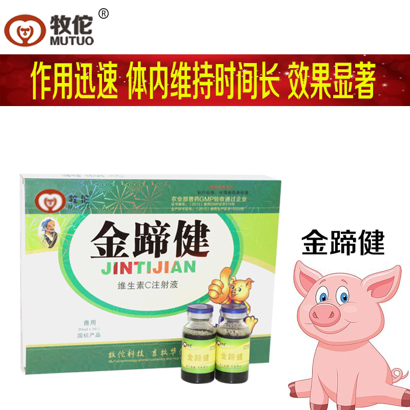 獸藥批發(fā)口蹄疫心肌炎五號(hào)病血清抗體維生素C仔豬金蹄健獸藥廠家