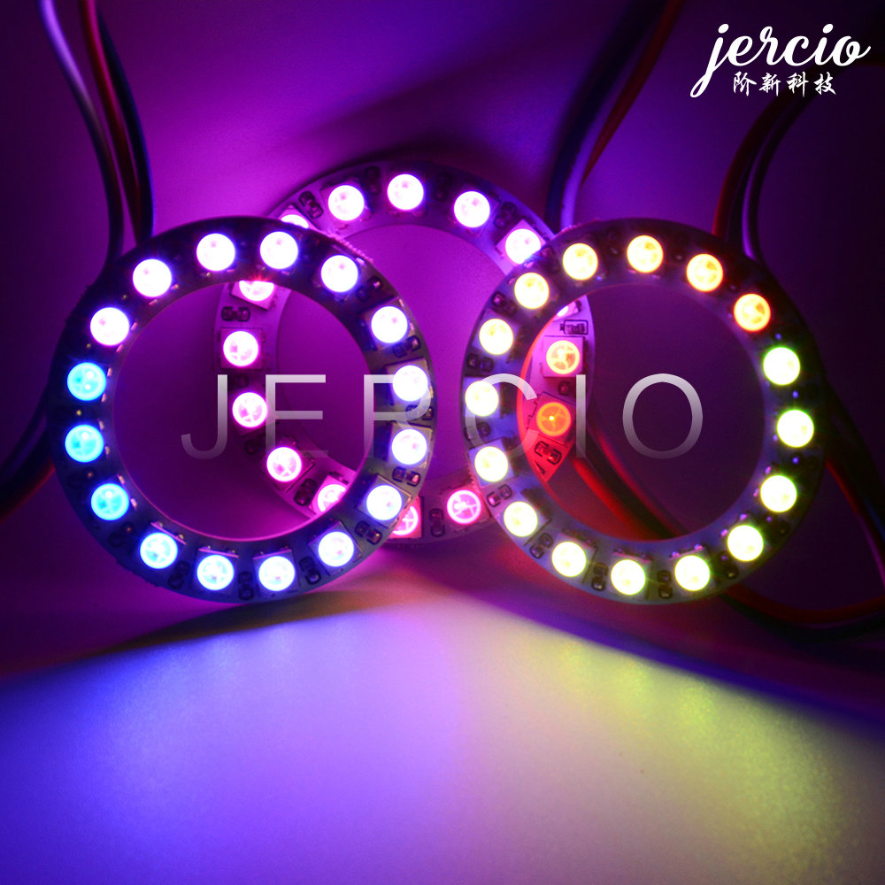 74MM-48LED天使環(huán)天使眼，全彩裝飾燈，汽車淚眼燈 74MM-24LED天使環(huán)天使眼