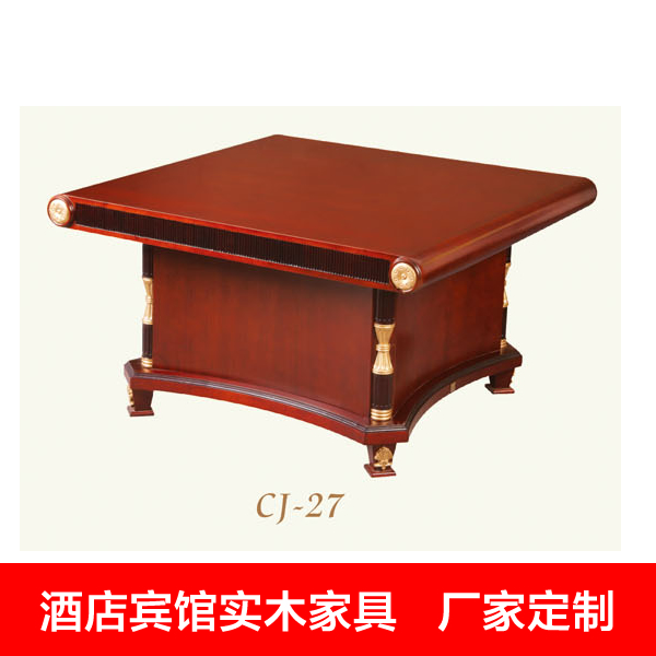 昆山廠家OEM內(nèi)外貿(mào)代加工酒店賓館家具實木茶幾桌茶臺咖啡桌邊幾 公共區(qū)域家具