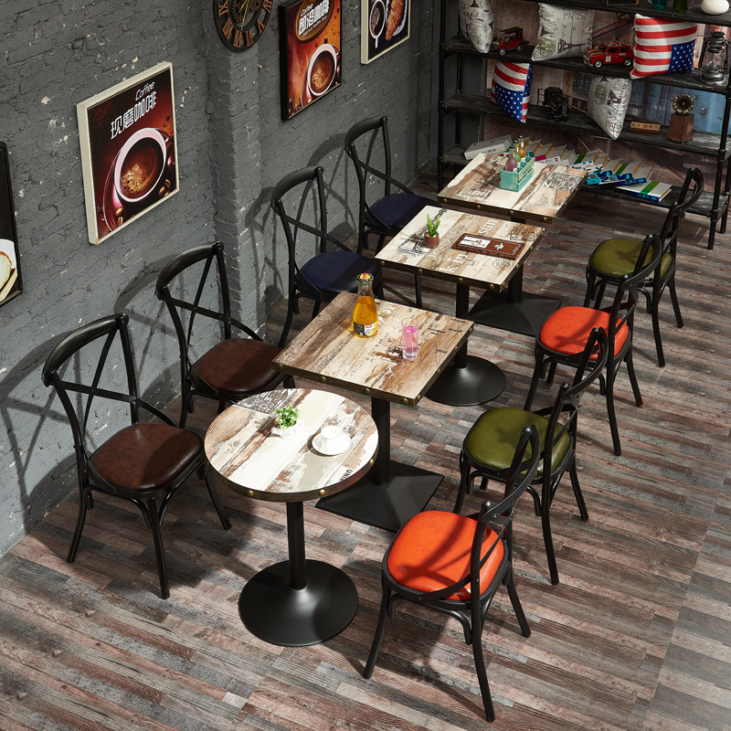 陜西主題快餐桌椅 咖啡店桌椅 廠家直銷