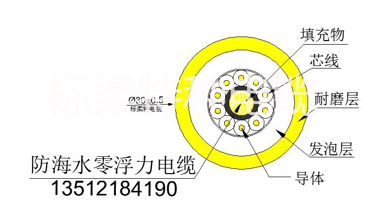 廣州  深圳 防海水零浮力電纜 廠家直銷