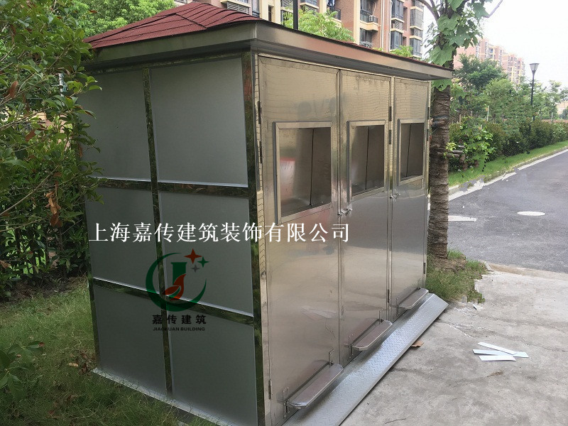 垃圾房定制 環(huán)保垃圾房廠(chǎng)家 環(huán)保垃圾房圖片 不銹鋼垃圾收集房 嘉傳供