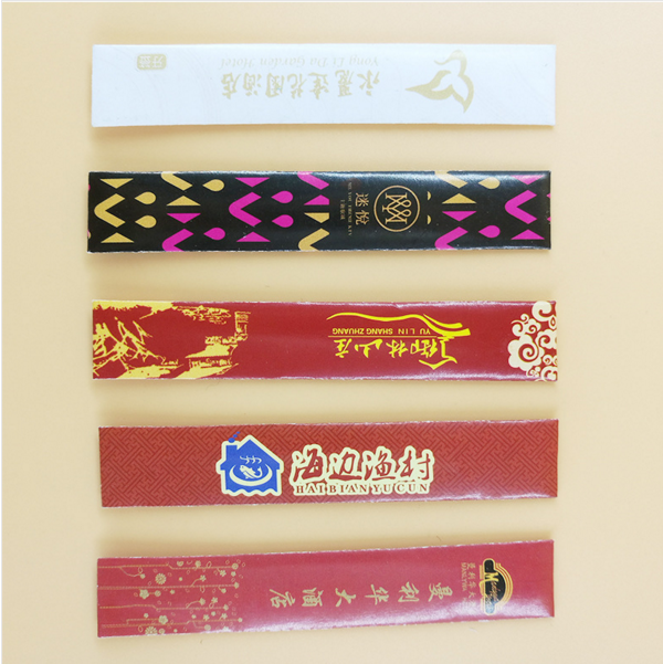 酒店用品牙簽 工廠直銷,酒店牙簽套 筷子牙簽紙巾四合一套裝 廣告 廠家定制酒店牙簽套