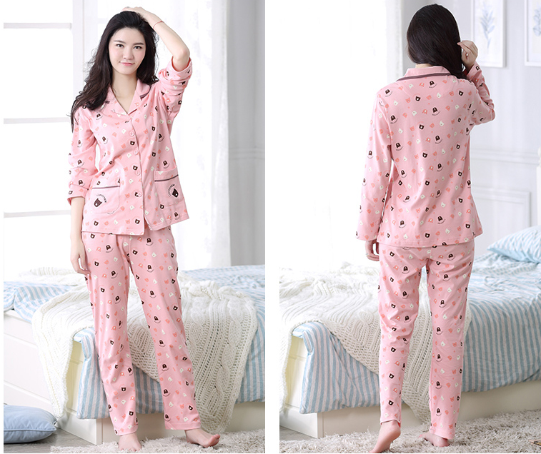 2017純棉全棉春秋季新款長(zhǎng)袖 家居服