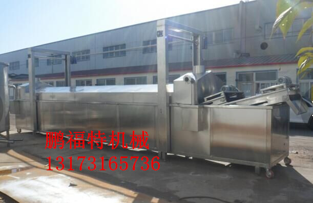 魚豆腐全自動(dòng)油炸線銷售_安徽魚豆腐全自動(dòng)油炸線