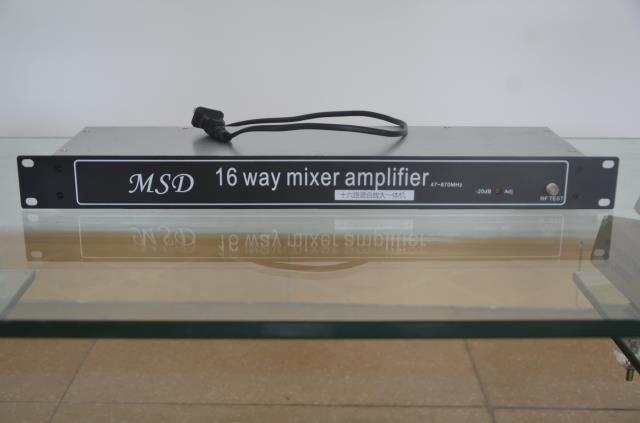 十六路有源混合器機架式放大器 有源混合器 四路調(diào)制器組合64路以下混合放大器