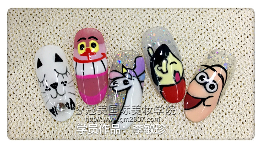 深圳龍崗供應(yīng)美甲款式  美甲教學(xué)