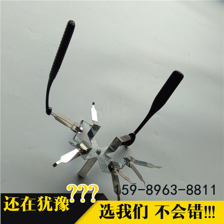 噴油掛具鋼片噴粉掛具彈叉 噴漆鋼線掛具電鍍夾具沖壓件