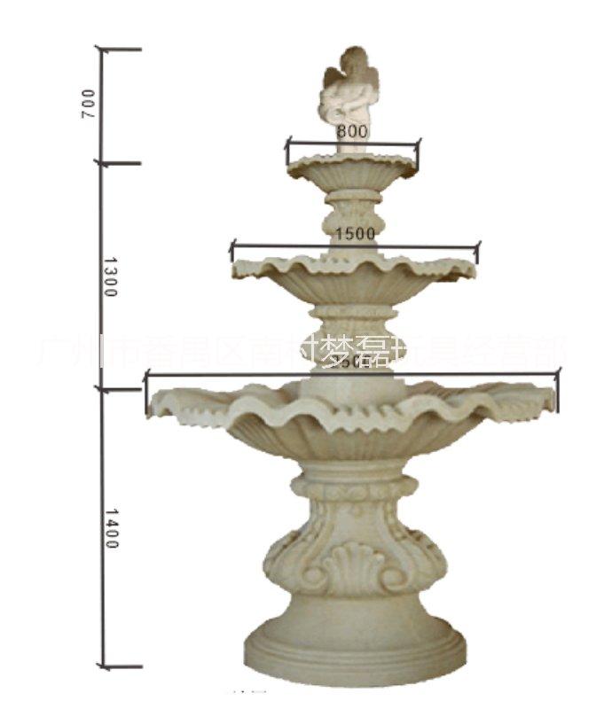 玻璃鋼仿砂巖噴泉