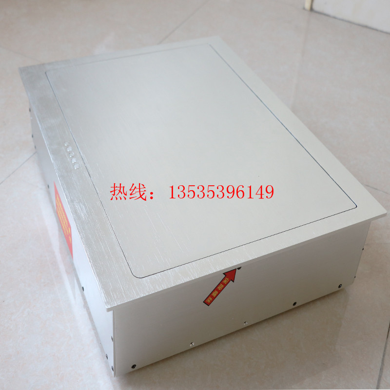 晶固全鋁合金會議桌面翻轉(zhuǎn)器15.6寸帶液晶屏電動翻轉(zhuǎn)架JG156-FZ