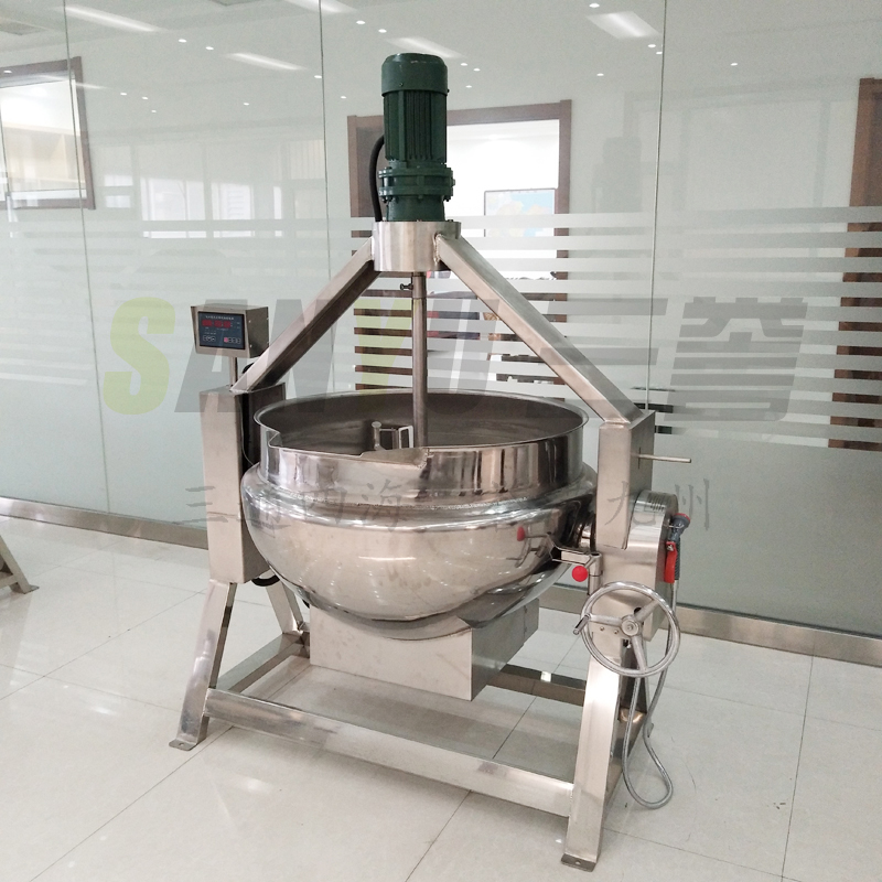 廠家直銷三譽(yù)牌400升大型電加熱炒醬鍋