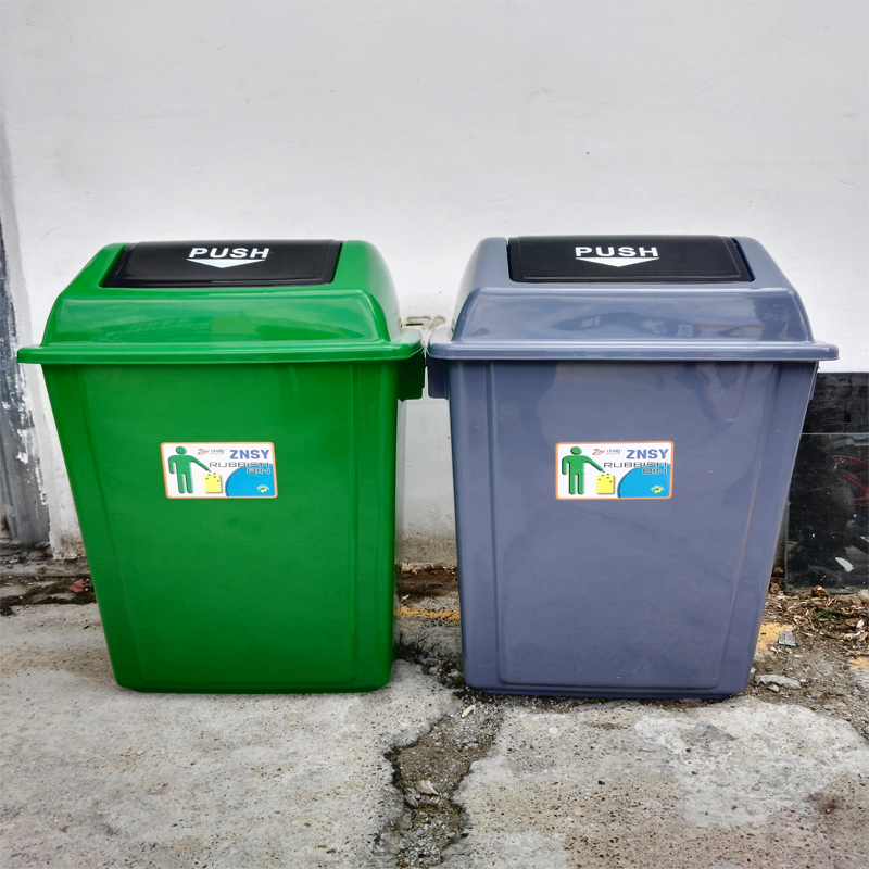 翻蓋生活垃圾桶生產廠家 南寧翻蓋水果垃圾桶廠家定做  翻蓋垃圾桶