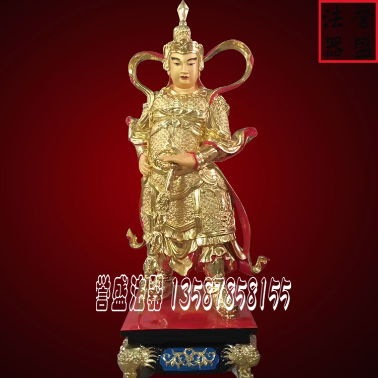 供應(yīng) 韋陀菩薩，玻璃鋼彩繪韋陀菩薩，廠家直銷，現(xiàn)場圖片多