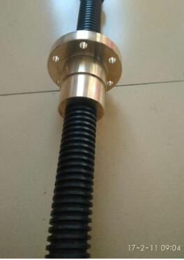 梯形絲桿螺母 普通絲桿 銅螺母40CR材質(zhì)絲桿不銹鋼梯形