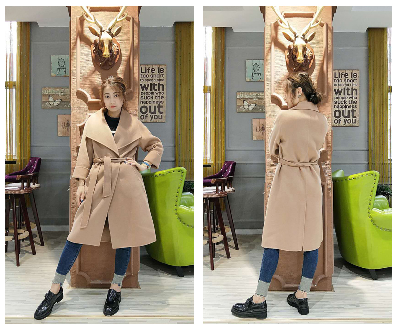 雙面羊絨大衣品牌折扣店17年新款女裝折扣批發(fā)