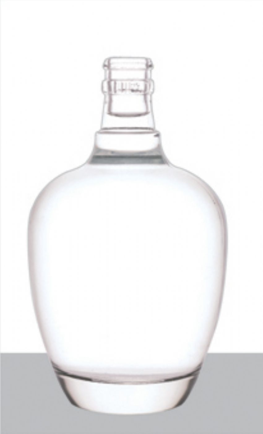 晶白料玻璃酒瓶  山東玻璃工藝酒瓶 山東晶白料玻璃酒瓶
