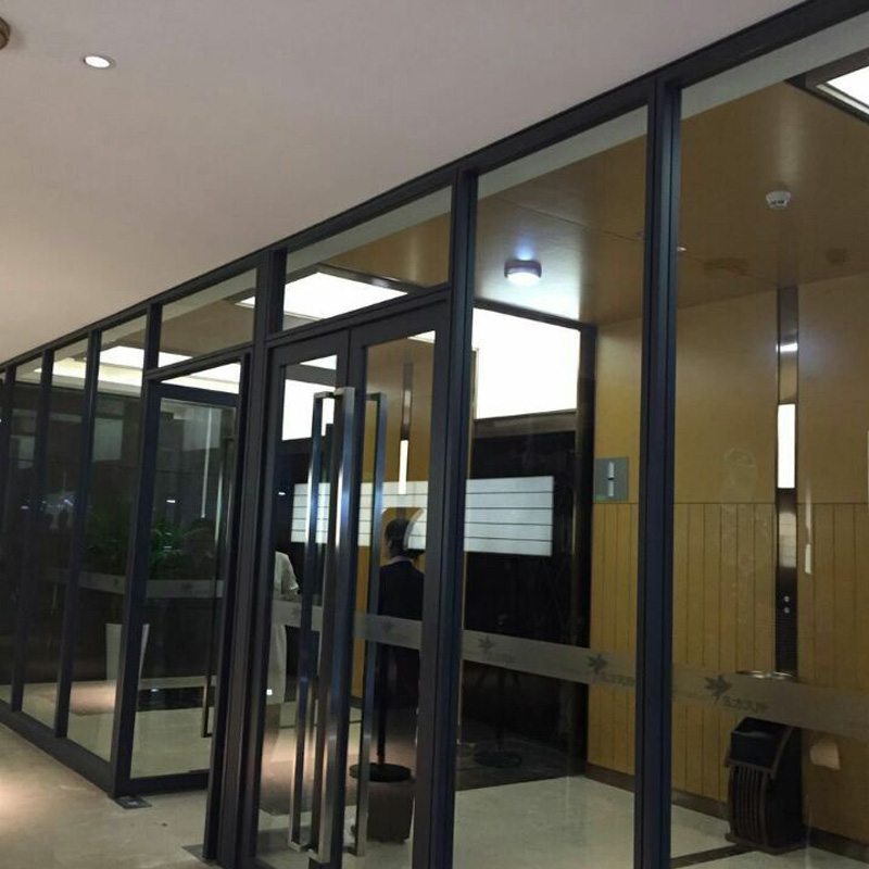 雙玻百葉辦公隔斷 鋁合金高隔間 玻璃雙玻百葉辦公隔斷鋁合金高隔間