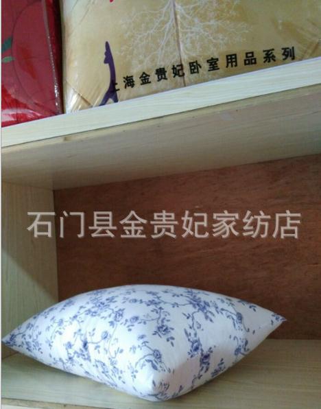 青花瓷枕芯 50*75絲絨枕枕芯羽絲防螨枕頭心酒店床頭