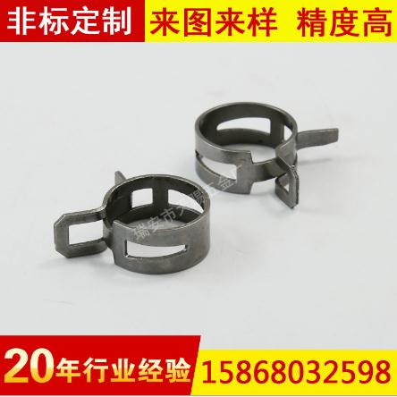 廠家直銷卡箍 喉箍水管夾油管夾排氣管夾不銹鋼彈性管夾鋼帶環(huán)箍