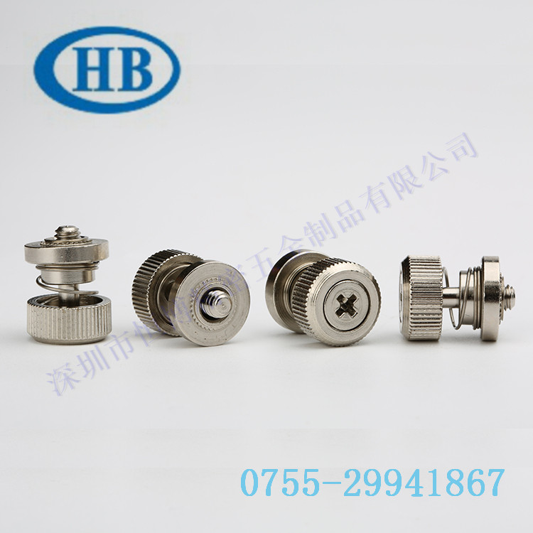 長期供應(yīng)彈簧螺絲廣東廠家松不脫螺釘壓鉚螺絲面板緊固件PF31/32-M3-16