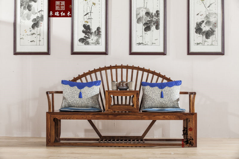 圓頭貴妃榻非洲花梨木休閑椅卓瑞貴妃榻臥室擺放休閑椅*紫檀貴妃榻 新中式圓頭貴妃榻生產(chǎn)廠商批發(fā)