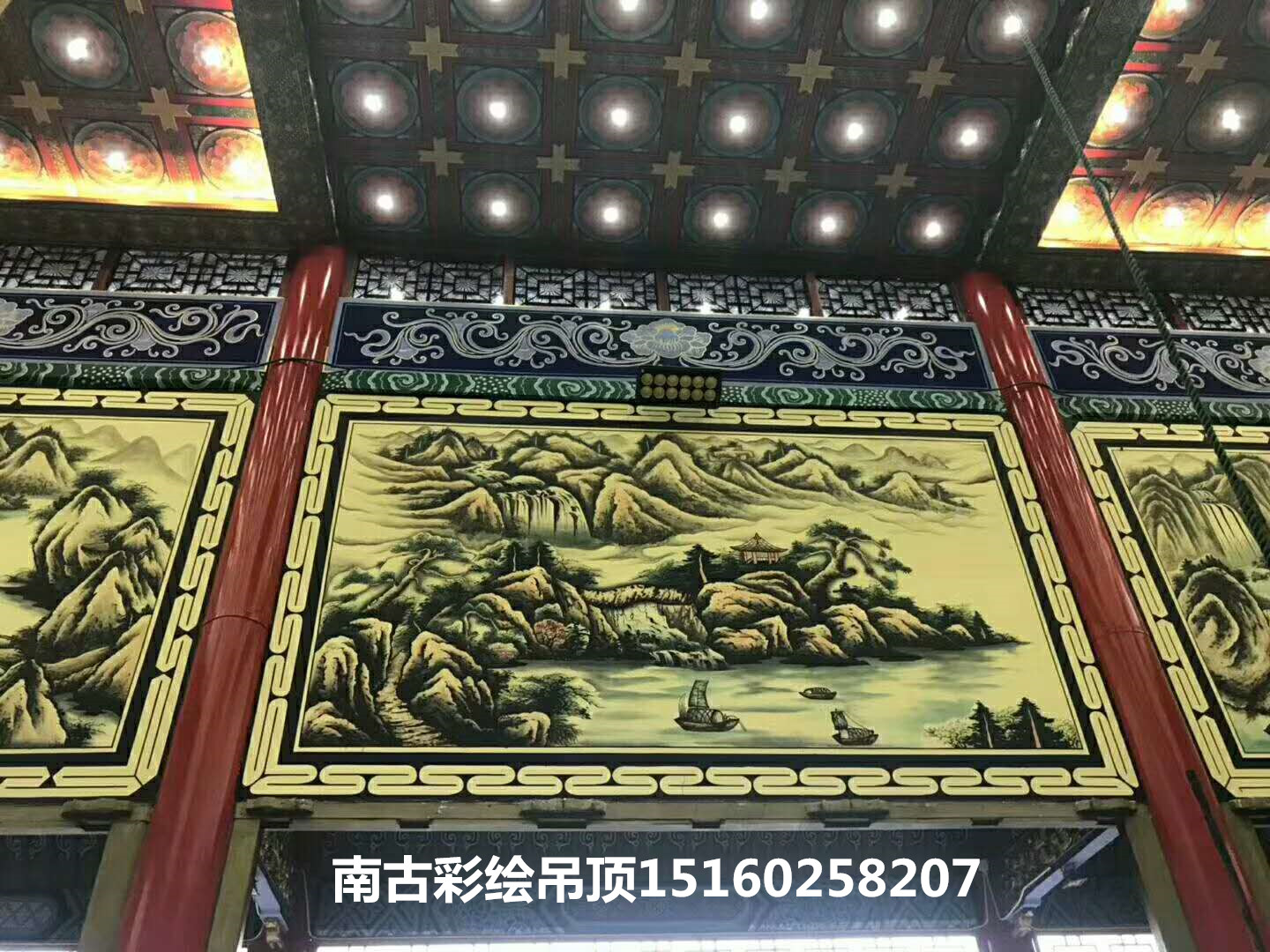 寺廟吊頂?shù)窕ㄔO(shè)寺廟吊頂?shù)窕ㄔO(shè)計(jì)古建筑彩繪吊頂計(jì)古建筑彩繪吊頂