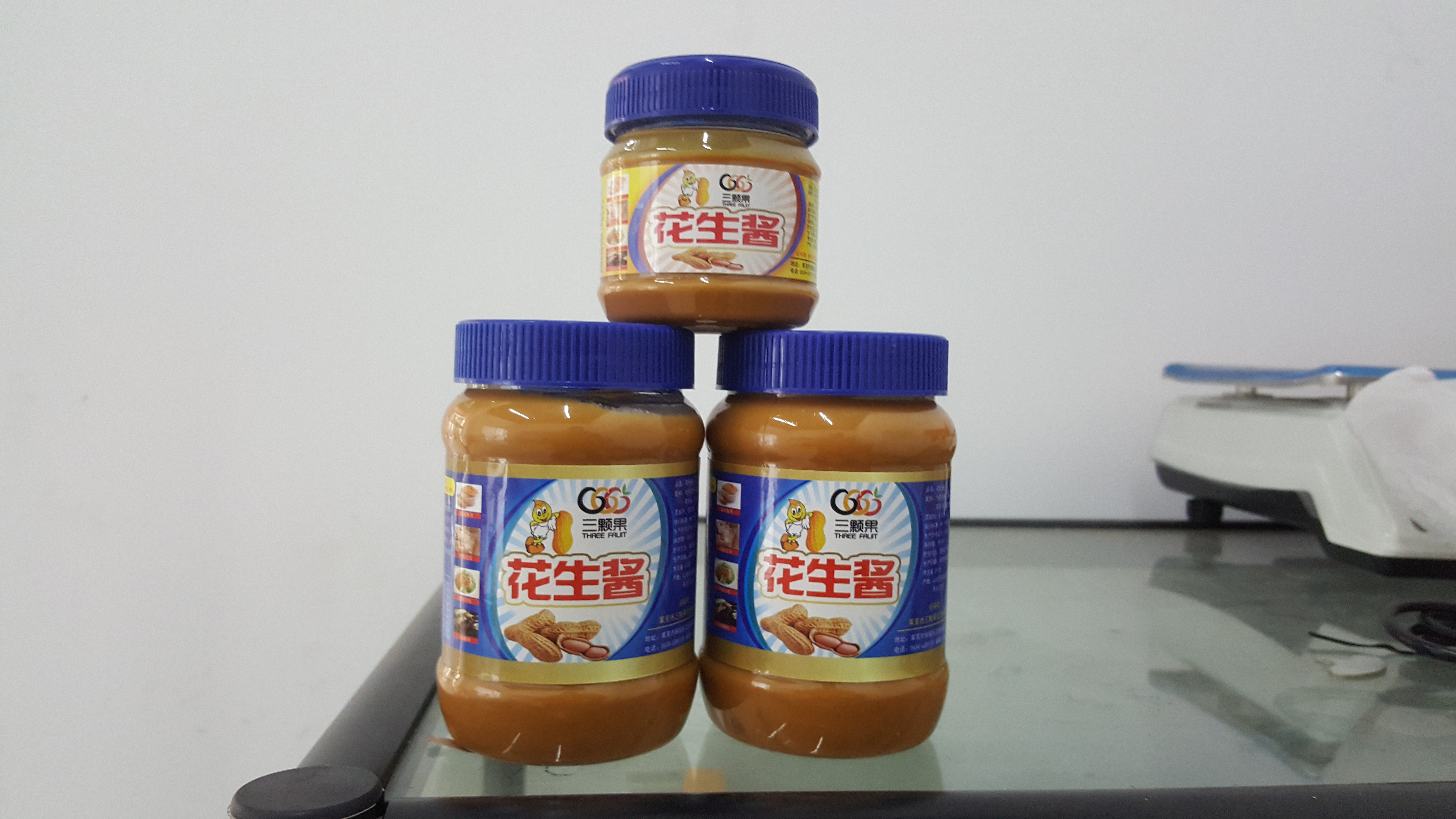 三顆果原漿花生醬
