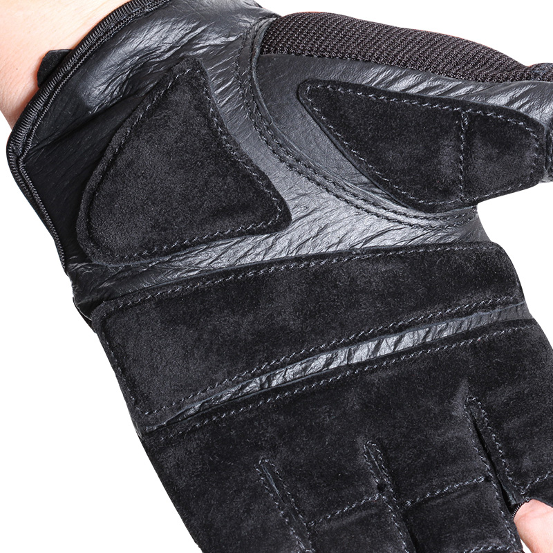 定制健身手套半指運(yùn)動舉重護(hù)掌防滑耐磨運(yùn)動手套男女戶外騎行手套