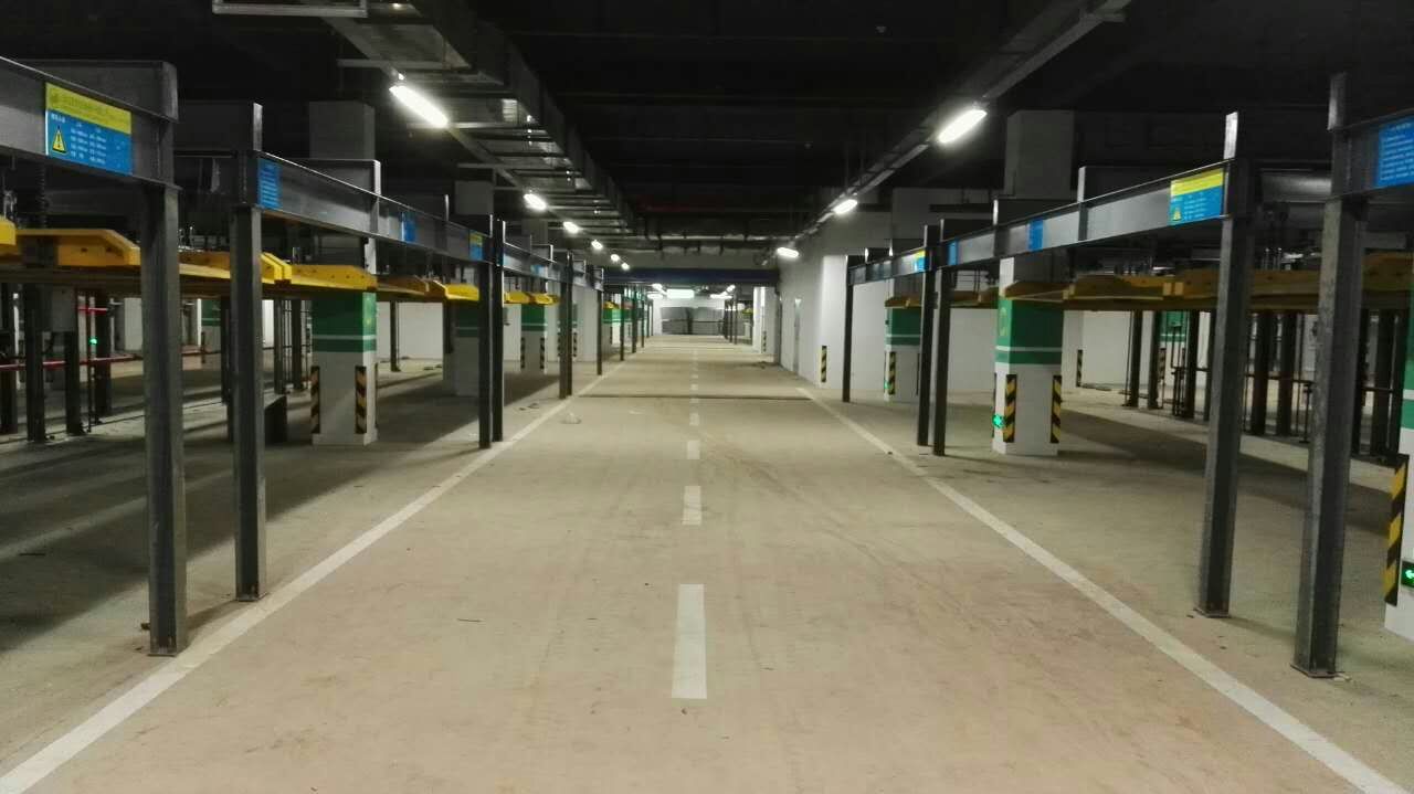 江西南昌寫字樓立體車庫設(shè)備 雙層智能立體車庫升降系統(tǒng)