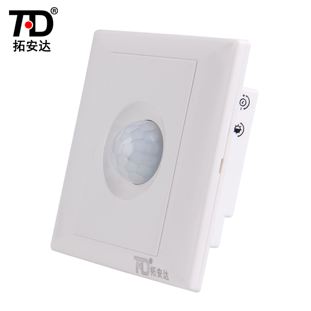 拓安達(dá)220V人體紅外線感應(yīng)開關(guān) 兩線制感應(yīng)開關(guān) 人體 樓道