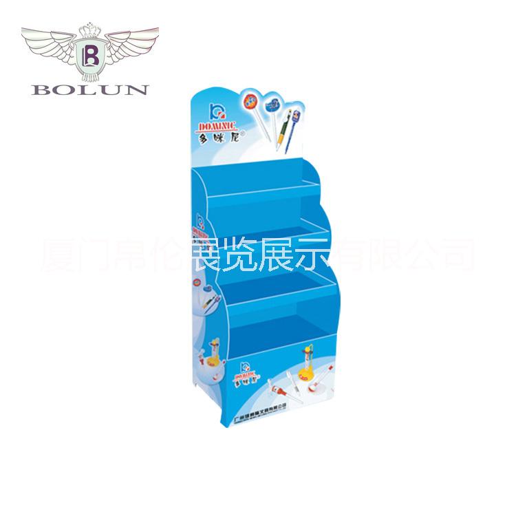 廠家供應(yīng) 化妝品紙貨架 紙陳列架 高強(qiáng)度瓦楞紙 商超貨架 展示架 帛倫展架