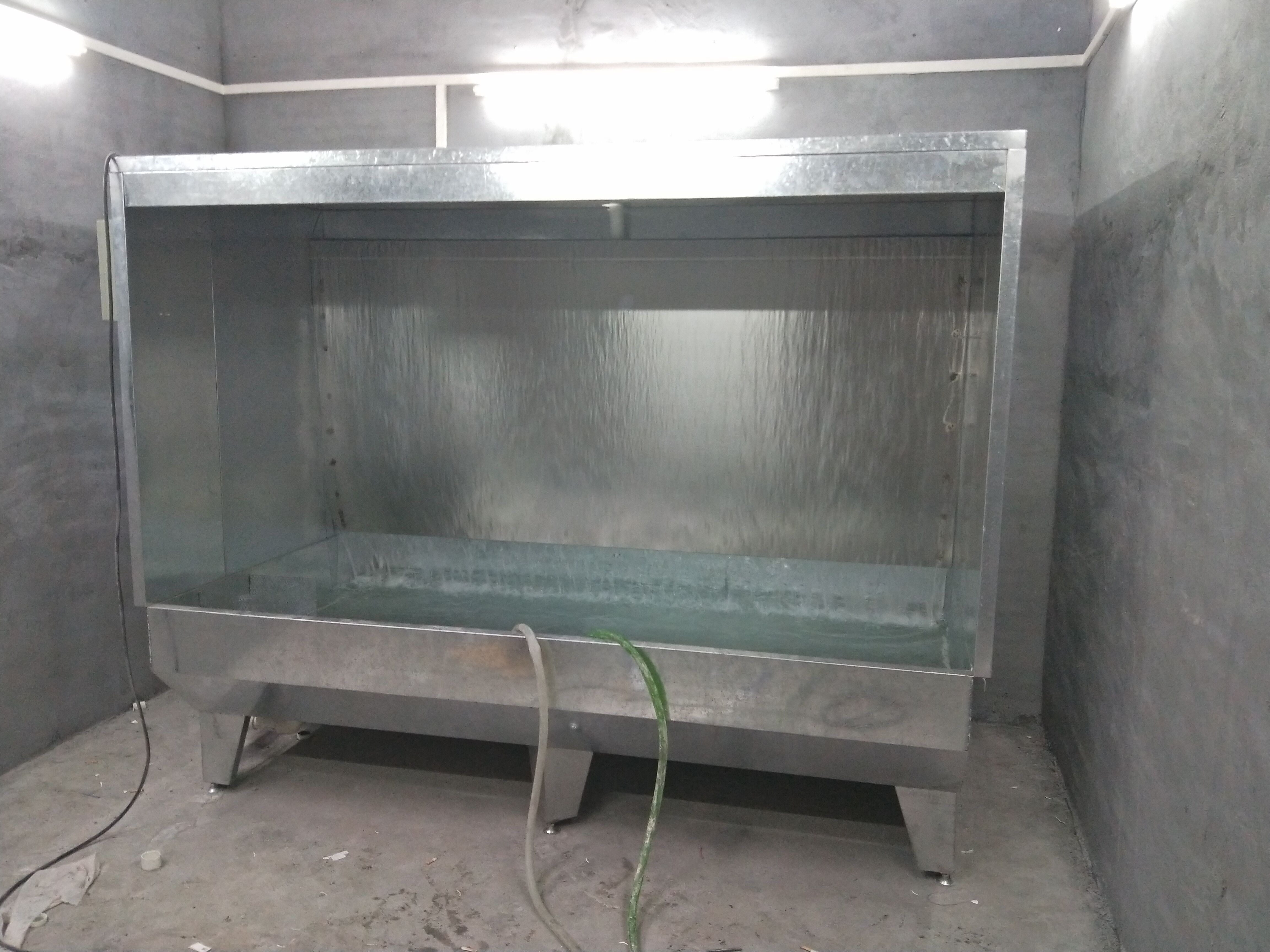 蘇州水簾柜 單面水簾噴漆柜 廣告牌噴油水濂柜 水簾柜廠家直銷