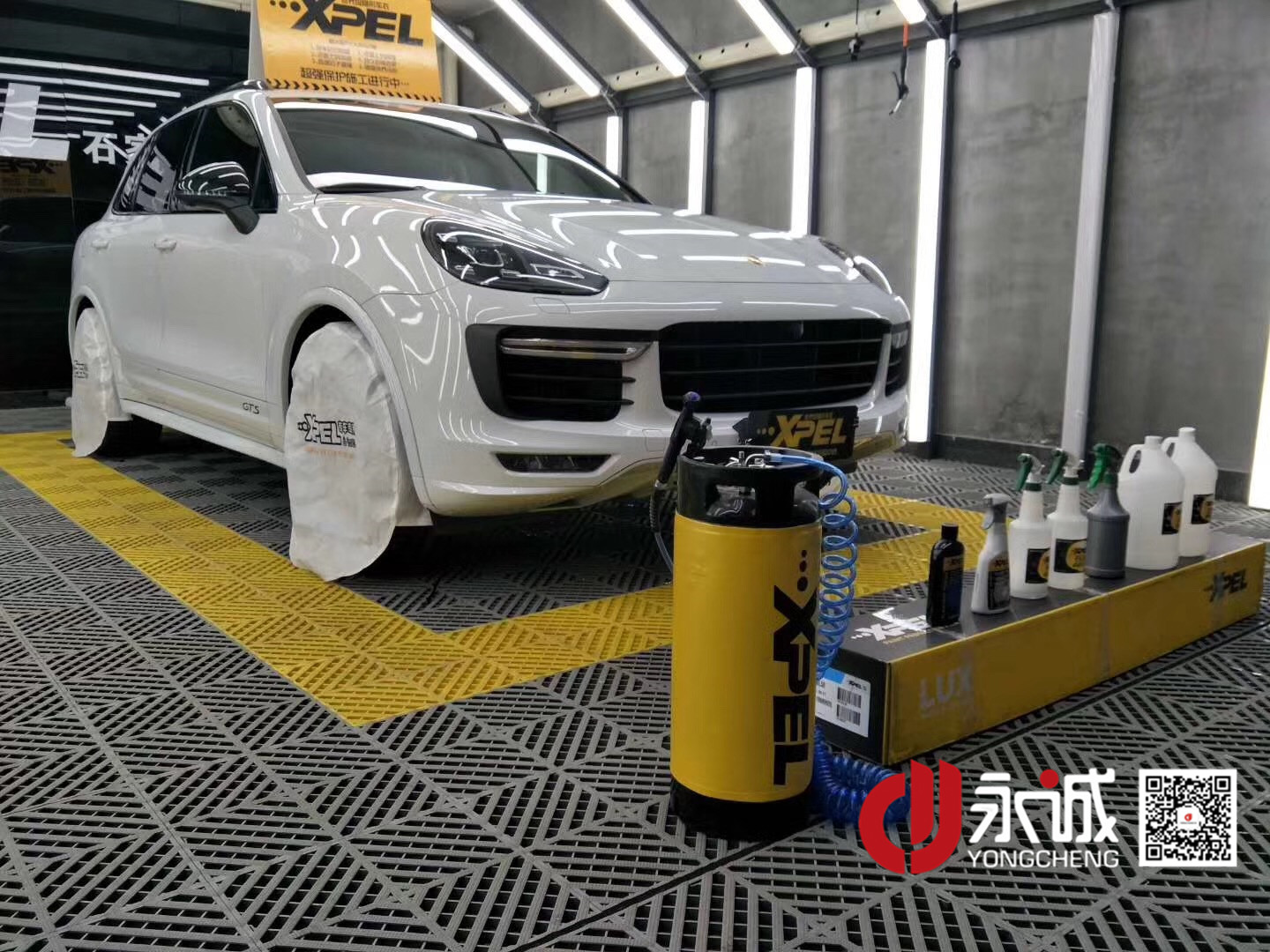 石家莊XPEL授權(quán)貼膜到河北永誠汽車漆面保護